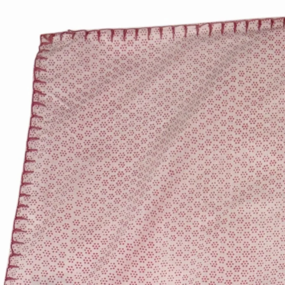 John Robshaw Pillow Sham 100% Cotton Poseti Lotus Pink Euro Sham 26x26